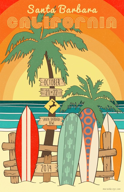 Phish Santa Barbara Poster Final