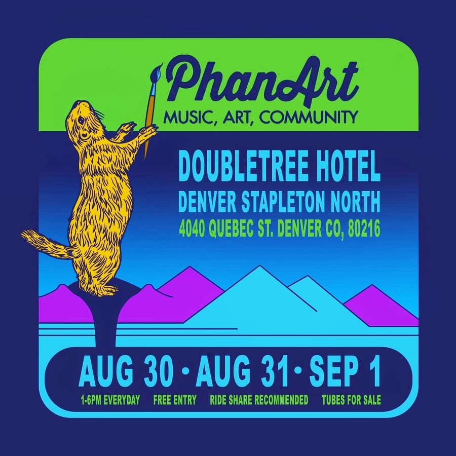 PhanArt will hold a 3-day show at Doubletree Denver Stapleton North, just a...